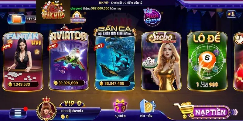 Bắn cá Rikvip Hướng dẫn chinh phục game bắn cá Rikvip